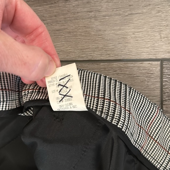 Theory treeca dress pants size 10 Brant check - Picture 4 of 5